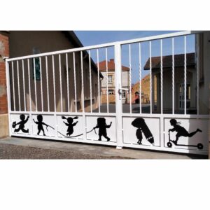 portail ecole silhouettes enfants