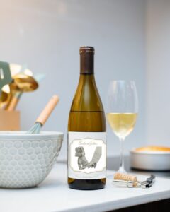 vin illustration packaging etiquette bouteille mockup