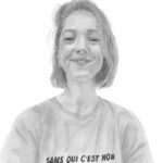illustration dessin portrait realisme realiste crayon jeune femme feminisme commande feministe