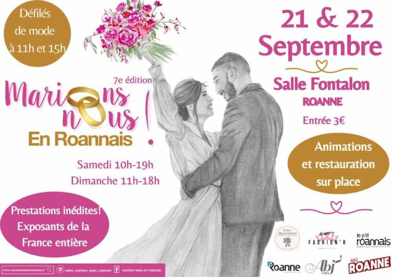 affiche salon du mariage illustration graphisme coupe aquarelle crayon papier