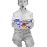 enfant illustration dessin portrait realiste crayon crayons de couleur journal magazine communication visuelle joie partage informations