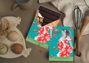 packaging emballage communication visuelle graphisme design chocolat dessin illustration realiste maquette mockup