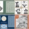 calendrier annee bureau planning gestion illustration Deco decoration 2025