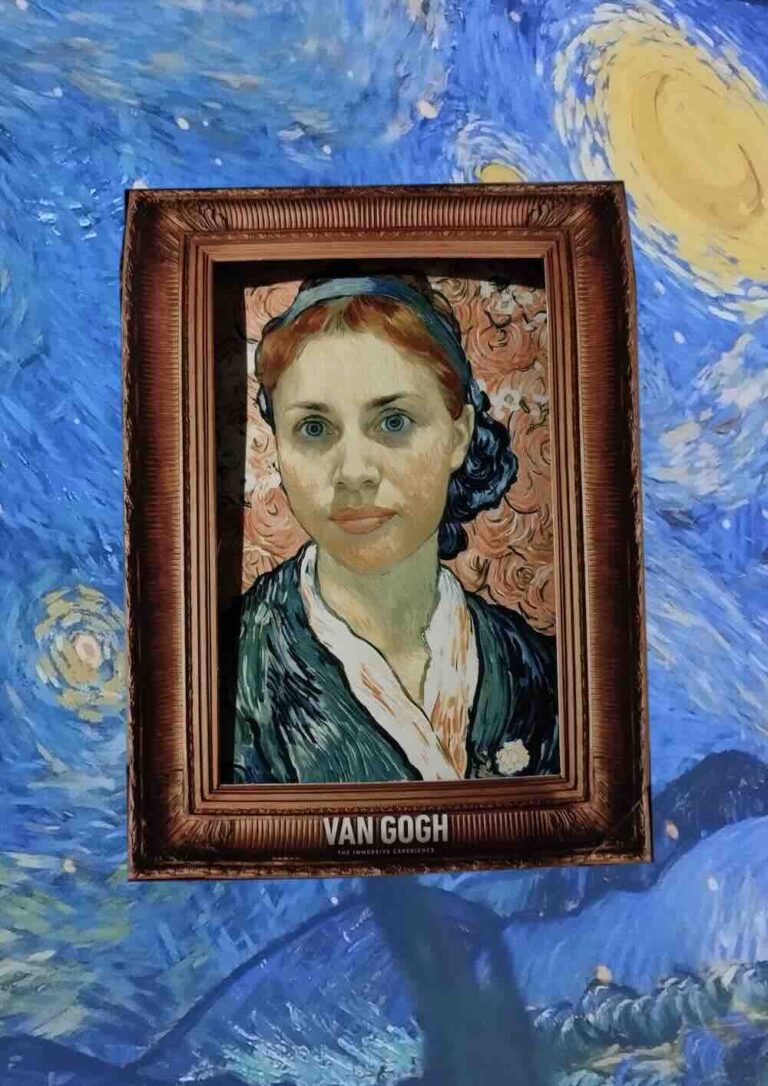 van gogh illustration peinture portrait