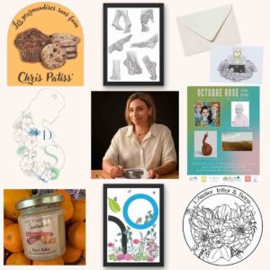 bilan projets professionnels artistes logo affiche cartes de voeux packaging