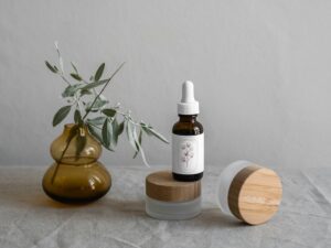 maquette brume parfum illustration